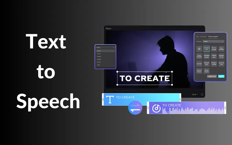 Text to Speech with image