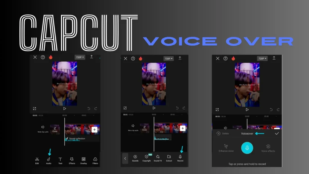 CapCut voiceover