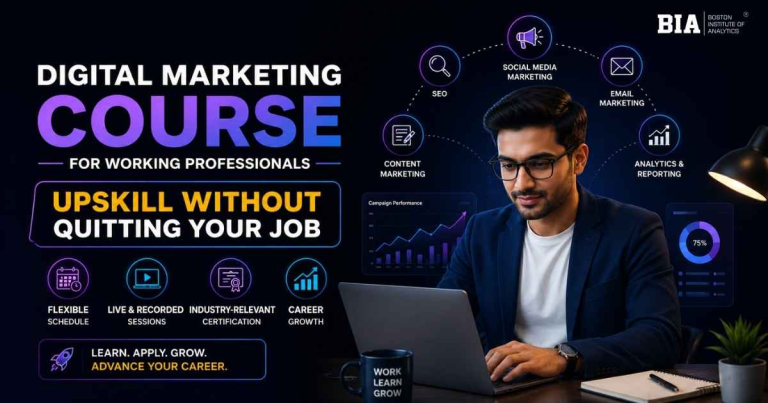 Digital Marketing Course for Working Professionals: Upskill Without Quitting Your Job